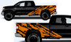 Toyota Tundra TRD Truck Vinyl Decal Graphics Custom Orange Design