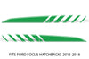 Ford Focus Car Vinyl Decal Wrap Factory Crafts Graphics Custom Green Design