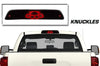 Toyota Tundra TRD Truck Vinyl Decal Graphics Custom Black Brake Light Design