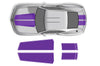 Chevy Chevrolet Camaro Car Decal Vinyl Graphics Purple Stripe Design