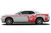 Dodge Challenger Car Vinyl Decal Custom Graphics Red Super Bee Design