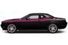 Dodge Challenger Car Vinyl Decal Custom Graphics Pink Stripe Design