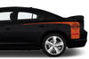 Dodge Charger Car Vinyl Decal Custom Graphics Orange Stripe Design