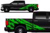 Chevy Chevrolet  Silverado 2014 2015 2016 2017 Truck Decal Vinyl Graphics Green Design