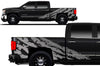 Chevy Chevrolet  Silverado 2014 2015 2016 2017 Truck Decal Vinyl Graphics Silver Design