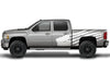 Chevy Chevrolet  Silverado 2008 2009 2010 2011 2012 2013 Truck Decal Vinyl Graphics White American Flag Design