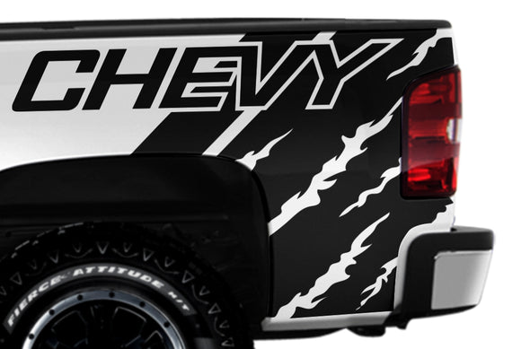  Chevy Chevrolet  Silverado Car Decal Vinyl Graphics Black Design