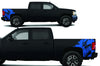 Chevy Chevrolet  Silverado 2008 2009 2010 2011 2012 2013 Truck Decal Vinyl Graphics Blue Skull Design