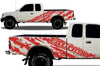 Toyota Tacoma TRD Truck Vinyl Decal Graphics Custom Red Design