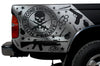 Toyota Tacoma TRD Truck Vinyl Decal Graphics Custom Silver Skull Design