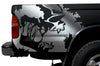 Toyota Tacoma TRD Truck Vinyl Decal Graphics Custom Silver Skull Design