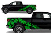 Toyota Tundra TRD Truck Vinyl Decal Graphics Custom Green Skull Design