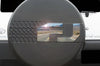 Toyota FJ Cruiser TRD Truck Vinyl Decal Graphics Custom Silver Tire Cover Design 