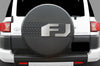 Toyota FJ Cruiser TRD Truck Vinyl Decal Graphics Custom Silver Tire Cover Design 