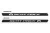 Dodge Challenger Car Vinyl Decal Custom Graphics Purple Door Sill Design