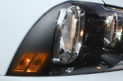  Dodge Charger Car Vinyl Decal Custom Graphics Black Headlight Cover Design