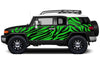 Toyota FJ Cruiser TRD Truck Vinyl Decal Graphics Custom Green Design