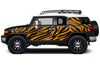 Toyota FJ Cruiser TRD Truck Vinyl Decal Graphics Custom Orange Design