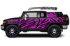 Toyota FJ Cruiser TRD Truck Vinyl Decal Graphics Custom Pink Design