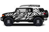Toyota FJ Cruiser TRD Truck Vinyl Decal Graphics Custom White Design 