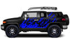 Toyota FJ Cruiser TRD Truck Vinyl Decal Graphics Custom Blue Design