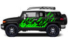 Toyota FJ Cruiser TRD Truck Vinyl Decal Graphics Custom Green Design