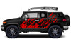 Toyota FJ Cruiser TRD Truck Vinyl Decal Graphics Custom Red Design