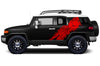 Toyota FJ Cruiser TRD Truck Vinyl Decal Graphics Custom Red Design