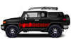 Toyota FJ Cruiser TRD Truck Vinyl Decal Graphics Custom Red Stripe Design