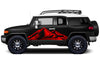 Toyota FJ Cruiser TRD Truck Vinyl Decal Graphics Custom Red  Mountain Design