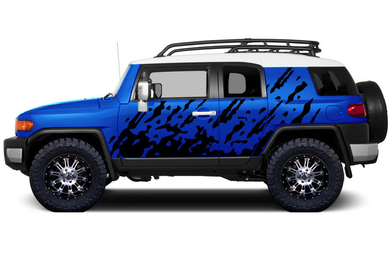 Toyota FJ Cruiser TRD Truck Vinyl Decal Graphics Custom Black Design 
