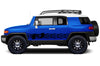 Toyota FJ Cruiser TRD Truck Vinyl Decal Graphics Custom Black Stripe Design 