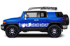 Toyota FJ Cruiser TRD Truck Vinyl Decal Graphics Custom White Stripe Design
