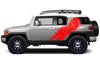 Toyota FJ Cruiser TRD Truck Vinyl Decal Graphics Custom Red Design