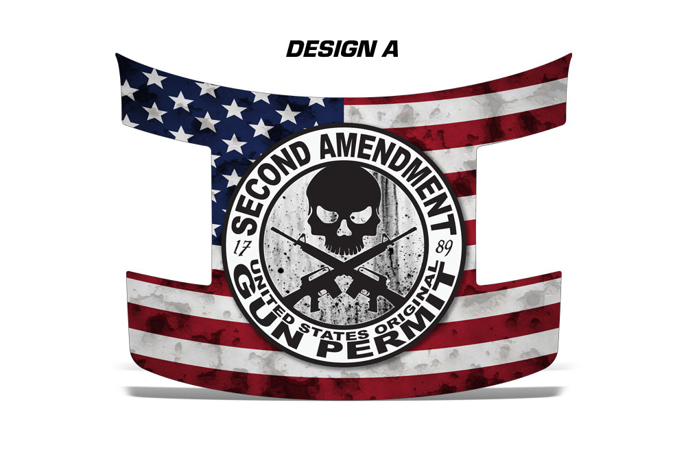 Ford F-150 SVT Raptor 2010-2014 Vinyl Decal Kit FULL HOOD WRAP - SKULL ...