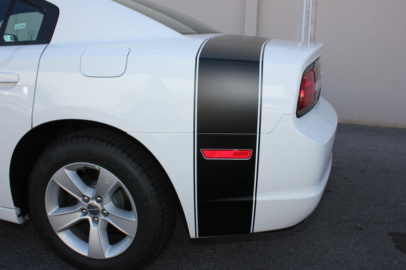 Dodge Charger Car Vinyl Decal Custom Graphics Black Design