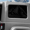 Jeep Wrangler JK (2007-2017) 4-Door Rear Window Wrap Custom Vinyl Decal Kit - MOUNTAINS