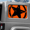 Jeep Wrangler JK (2007-2017) 4-Door Rear Window Wrap Custom Vinyl Decal Kit - TORN ARMY STAR