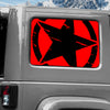 Jeep Wrangler JK (2007-2017) 4-Door Rear Window Wrap Custom Vinyl Decal Kit - TORN ARMY STAR
