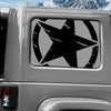 Jeep Wrangler JK (2007-2017) 4-Door Rear Window Wrap Custom Vinyl Decal Kit - TORN ARMY STAR