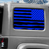 Jeep Wrangler JK (2007-2017) 4-Door Rear Window Wrap Custom Vinyl Decal Kit - USA FLAG DISTRESSED