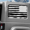 Jeep Wrangler JK (2007-2017) 4-Door Rear Window Wrap Custom Vinyl Decal Kit - USA FLAG DISTRESSED