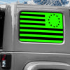 Jeep Wrangler JK (2007-2017) 4-Door Rear Window Wrap Custom Vinyl Decal Kit - BETSY ROSS