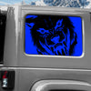 Jeep Wrangler JK (2007-2017) 4-Door Rear Window Wrap Custom Vinyl Decal Kit - WOLF