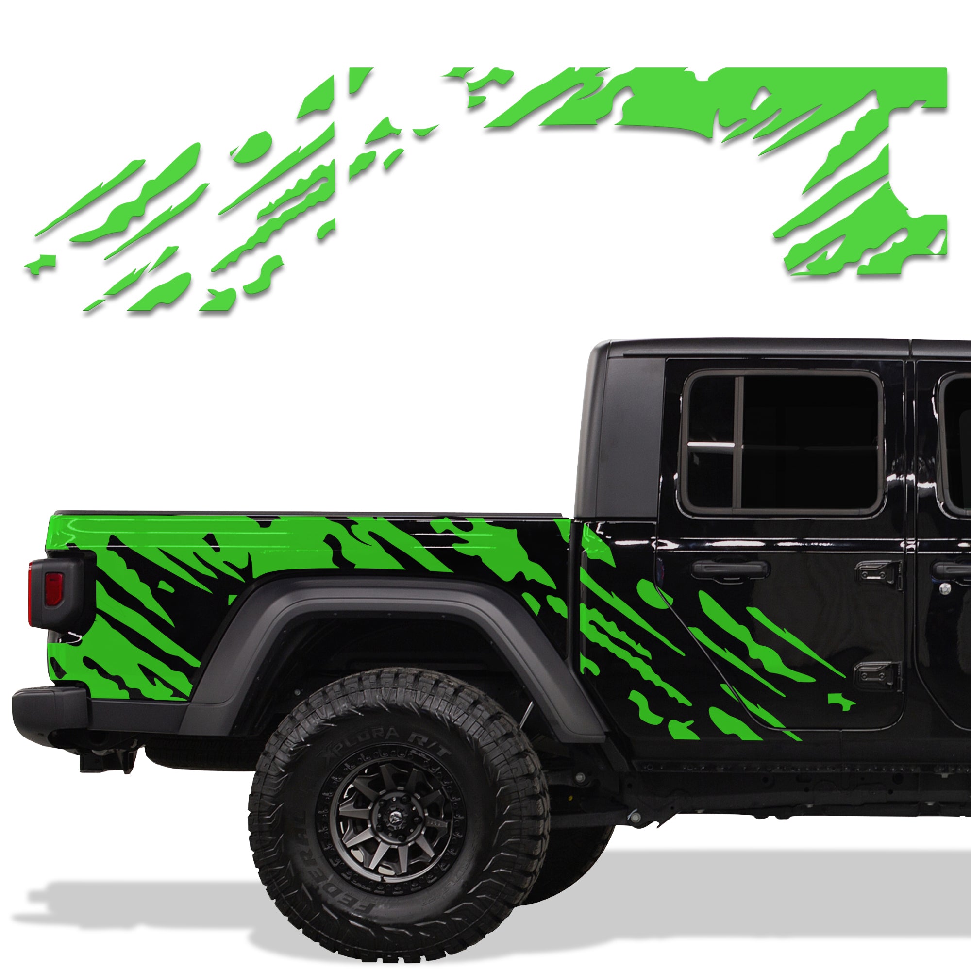 Jeep Gladiator 2018-2022 Graphic Vinyl Decal Kit-Splash -