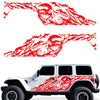Jeep Wrangler JL 4 Door 2018-2022 Graphic Vinyl Decal Kit-Nightmare