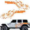 Jeep Wrangler JL 4 Door 2018-2022 Graphic Vinyl Decal Kit-Splash
