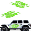 Jeep Wrangler JL 4 Door 2018-2022 Graphic Vinyl Decal Kit-Torn Army Star