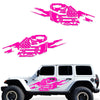 Jeep Wrangler JL 4 Door 2018-2022 Graphic Vinyl Decal Kit-Torn Army Star