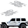 Jeep Wrangler JL 4 Door 2018-2022 Graphic Vinyl Decal Kit-Torn Army Star